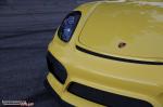 Porsche Cayman GT4 in Yellow by Impressive Wrap 2016 года